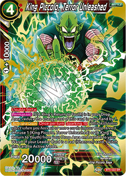 DBSCG-BT5-022 SR King Piccolo, Terror Unleashed