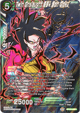 DBSCG-BT5-055 SPR Twin Onslaught SS4 Son Goku