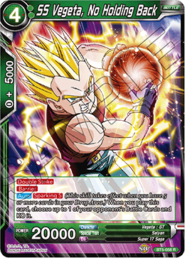 DBSCG-BT5-058 R SS Vegeta, No Holding Back