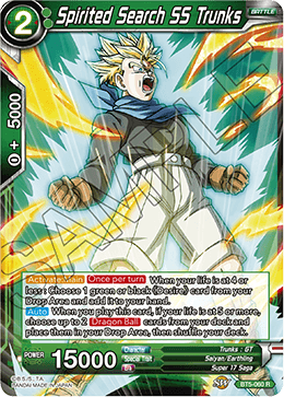 DBSCG-BT5-060 R Spirited Search SS Trunks