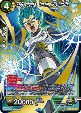 DBSCG-BT5-083 SR SSB Vegeta, Testing His Limits