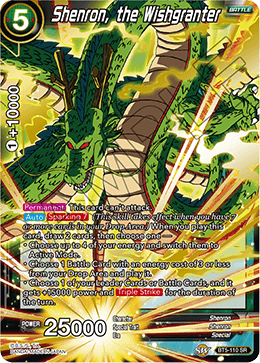 DBSCG-BT5-110 SR Shenron, the Wishgranter