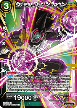 DBSCG-BT5-111 SR Black Masked Saiyan, the Devastator