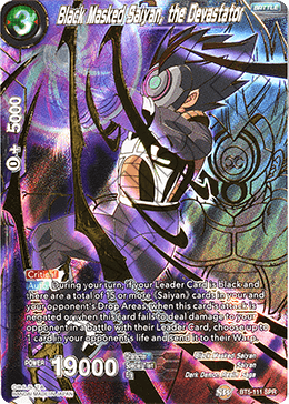 DBSCG-BT5-111 SPR Black Masked Saiyan, the Devastator