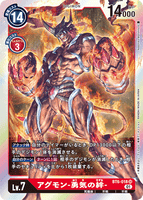 DCG-BT6-018 SR LV7 アグモン-勇気の絆-