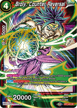 DBSCG-BT7-020 SR Broly, Counter Reversal
