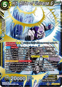 DBSCG-BT7-079 SR Hit, Pride of Universe 6