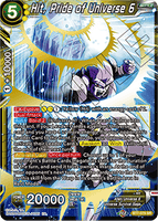DBSCG-BT7-079 SR Hit, Pride of Universe 6