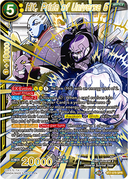 DBSCG-BT7-079 SPR Hit, Pride of Universe 6