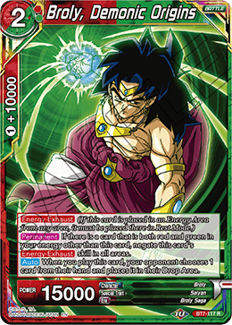 DBSCG-BT7-117 R Broly, Demonic Origins