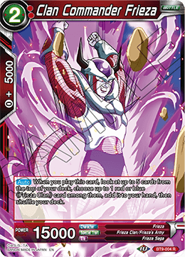 DBSCG-BT9-004 R Clan Commander Frieza