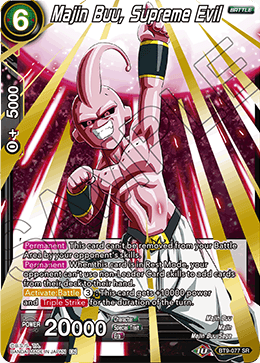 DBSCG-BT9-077 SR Majin Buu, Supreme Evil