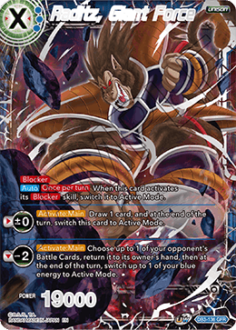 DBSCG-DB3-136 GFR Raditz, Giant Force