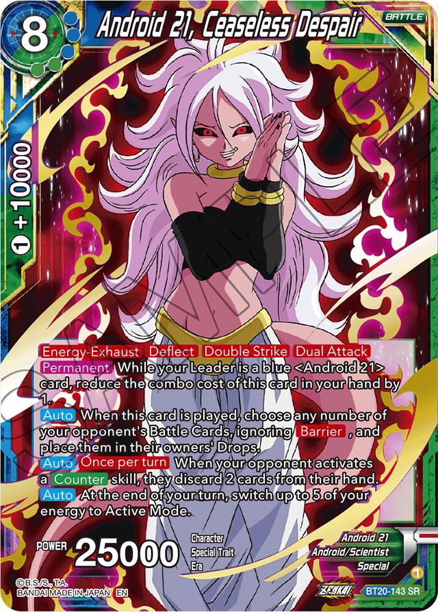 DBSCG-BT20-143 SR Android 21, Ceaseless Despair