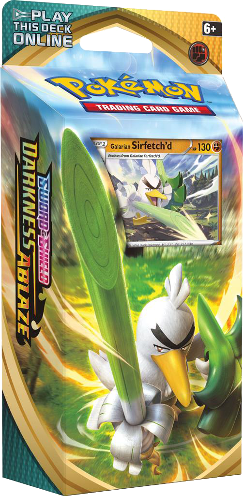 Pokémon TCG: Sword & Shield - Darkness Ablaze Sirfetch'd Theme Deck