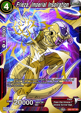 DBSCG-DB2-007 SR Frieza, Imperial Inspiration
