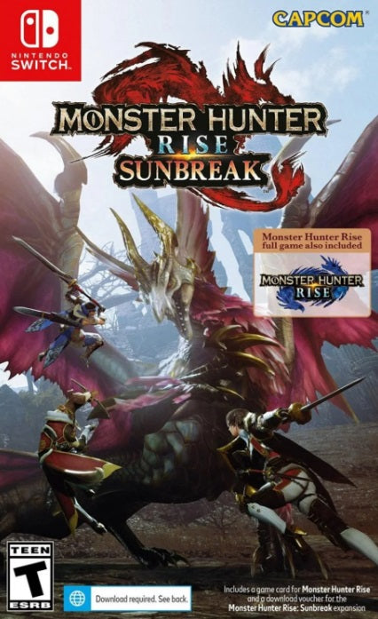 NS Monster Hunter Rise + Sunbreak DLC