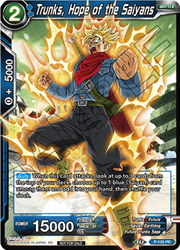DBSCG P-135 PR Trunks, Hope of the Saiyans (BT7 Super Dash Pack)