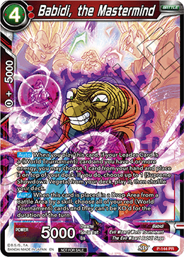 DBSCG P-144 PR Babidi, the Mastermind (Power Booster: World Martial Arts Tournament)