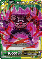 DBSCG P-199 PR Toppo, Bestower of Justice (BT9 Pre-Release Dash Pack)