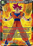 DBSCG P-312 PR SSG Son Goku, Legendary Spirit (BT14 Pre-Release)