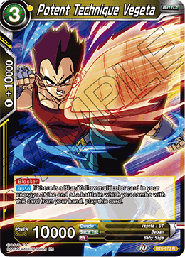 DBSCG-BT8-073 R Potent Technique Vegeta
