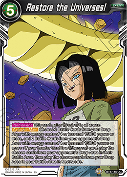 DBSCG-BT6-116 UC Restore the Universes!