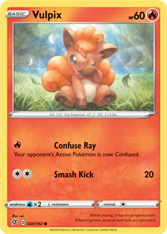 PTCG-SS02 024/192 C Vulpix