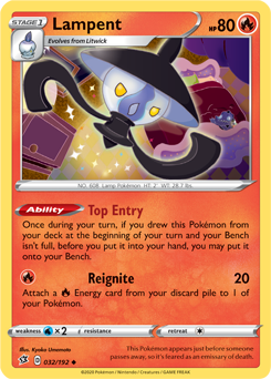 PTCG-SS02 032/192 U Lampent