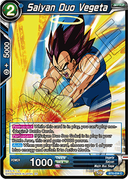 BT6-034 C Saiyan Duo Vegeta
