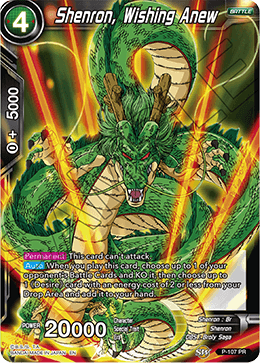 DBSCG P-107 PR Shenron, Wishing Anew (BT6 Dash Pack)