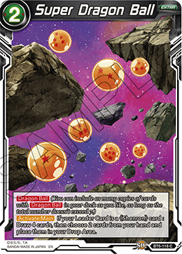 DBSCG-BT6-118 C Super Dragon Ball