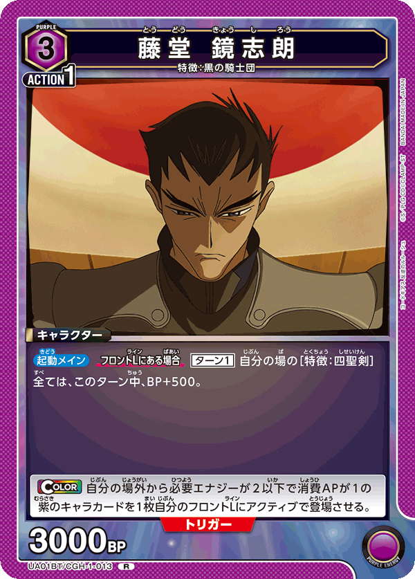 UA01BT/CGH-1-013 R 藤堂 鏡志朗