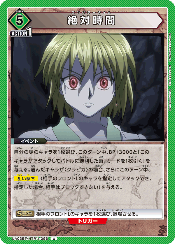 UA03BT/HTR-1-096 U 絶対時間