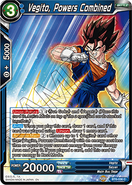DBSCG-BT6-036 C Vegito, Powers Combined