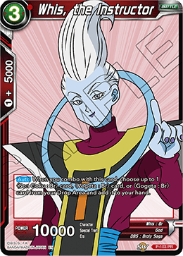 DBSCG P-103 PR Whis, the Instructor (BT6 Dash Pack)