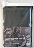 Aegis - Black 9-Pocket Zipper Binder