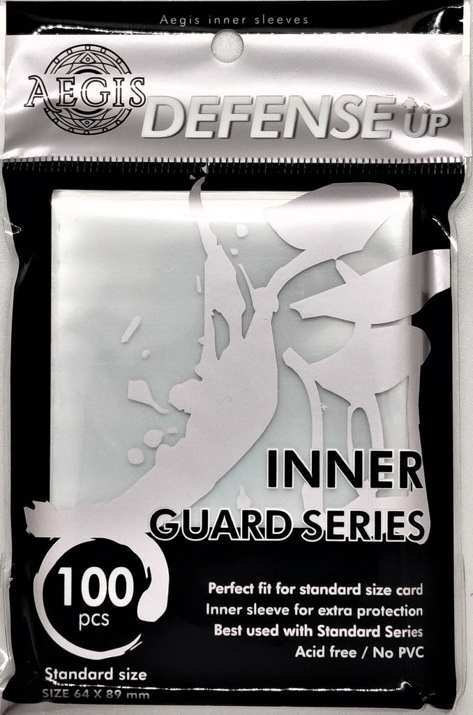 Aegis - Defense Up Inner Guard Clear Card Sleeves