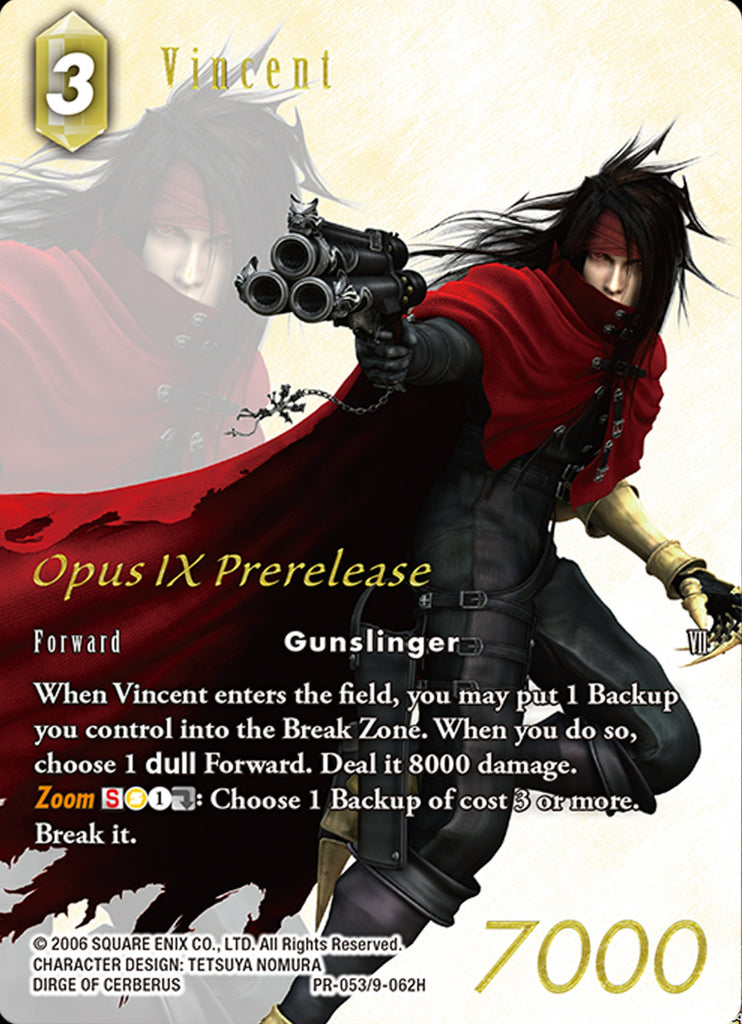 FF-OP9-062 H Vincent (Opus IX Pre-Release Promo)