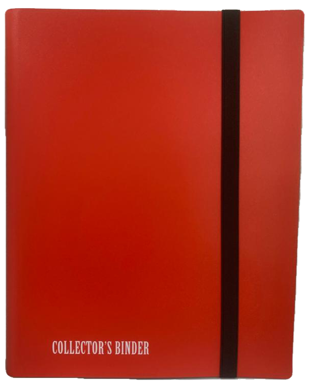 Collector's Binder 9-Pocket Red
