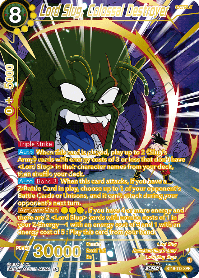 DBSCG-BT19-112 SPR Lord Slug, Colossal Destroyer
