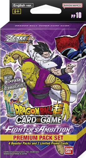 Dragon Ball Super Card Game - [DBS-PP10] Fighter's Ambition Premium Pack Set