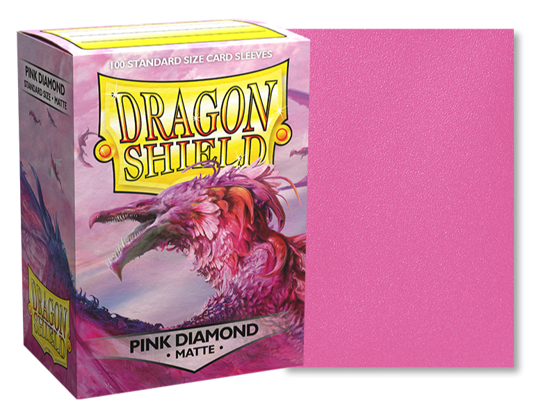 Dragon Shield - Pink Diamond 'Flor' Matte Card Sleeves