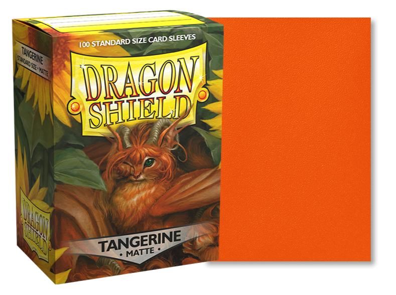 Dragon Shield - Tangerine 'Dyrkottr' Matte Card Sleeves