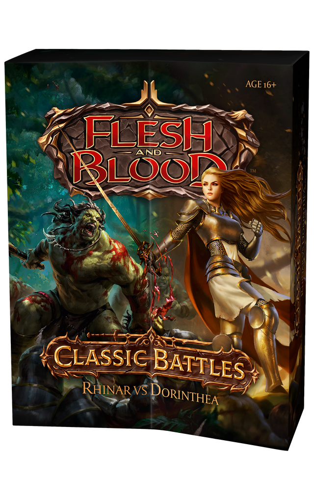 Flesh And Blood TCG - Classic Battles: Rhinar VS Dorinthea Two-Player Deck Set