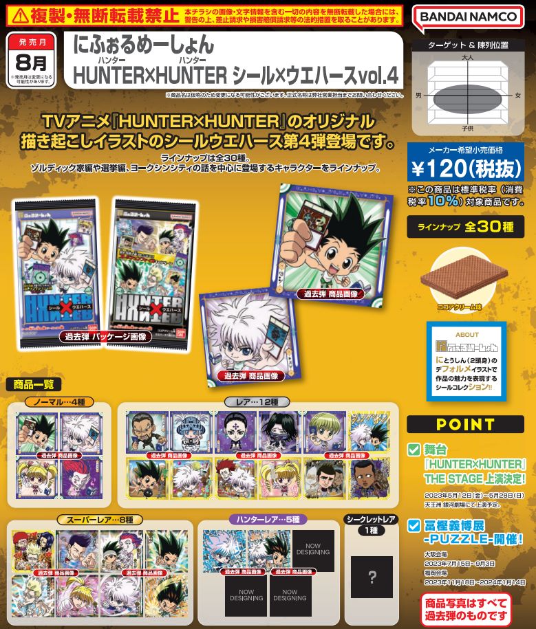 Hunter X Hunter Deformed Seal Vol.4 Wafer Box