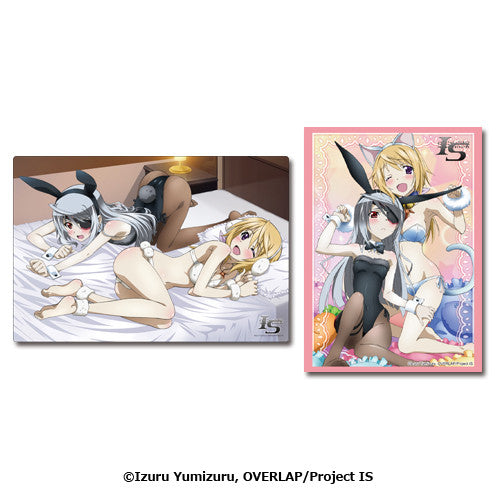 Infinite Stratos - Charlotte & Laura Sleeve & Rubber Mat Set