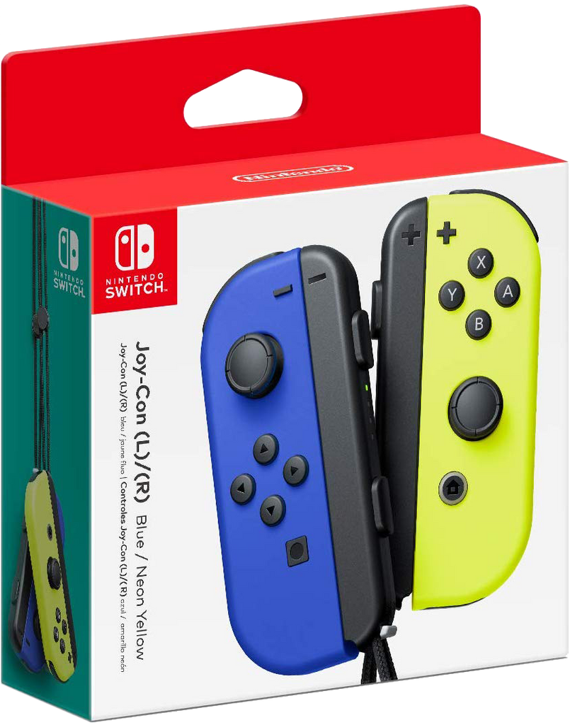 Nintendo Switch Joy-Cons - Blue & Neon Yellow