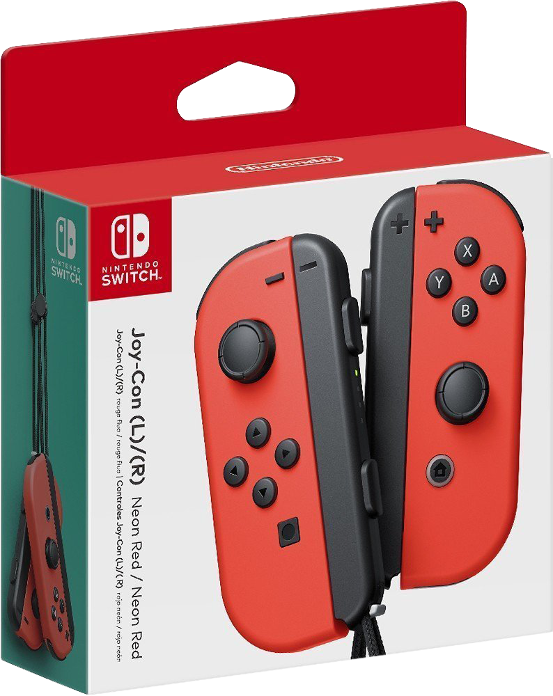 Nintendo Switch Joy-Cons - Neon Red