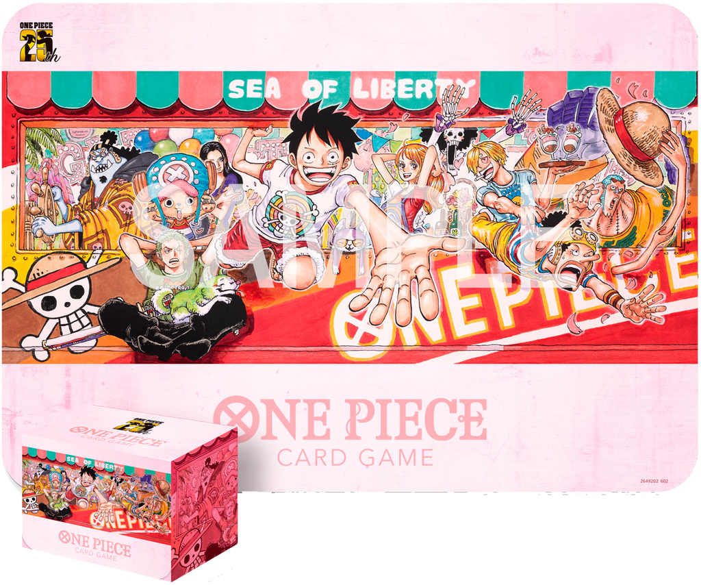 One Piece Card Game - 25th Edition Card Case & Playmat Premium Set